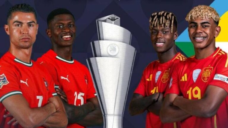 مباراة البرتغال واسبانيا نهائي دوري الأمم الأوروبية 2025